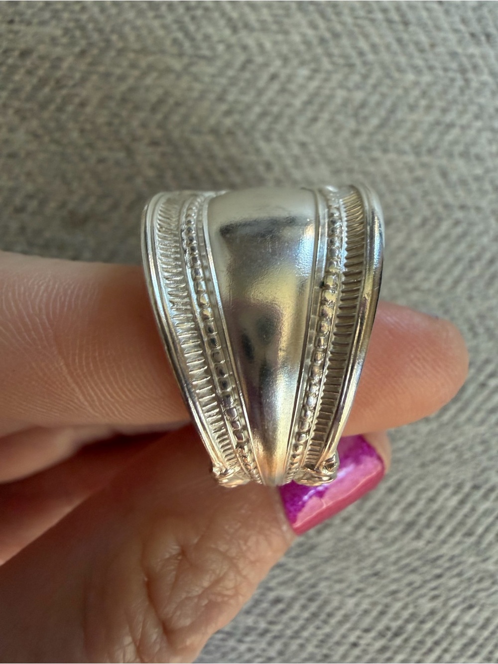 Ornate Spoon Ring - Picture 10 of 11